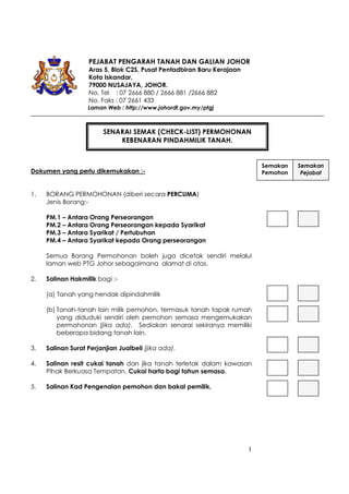 Borang pm.1