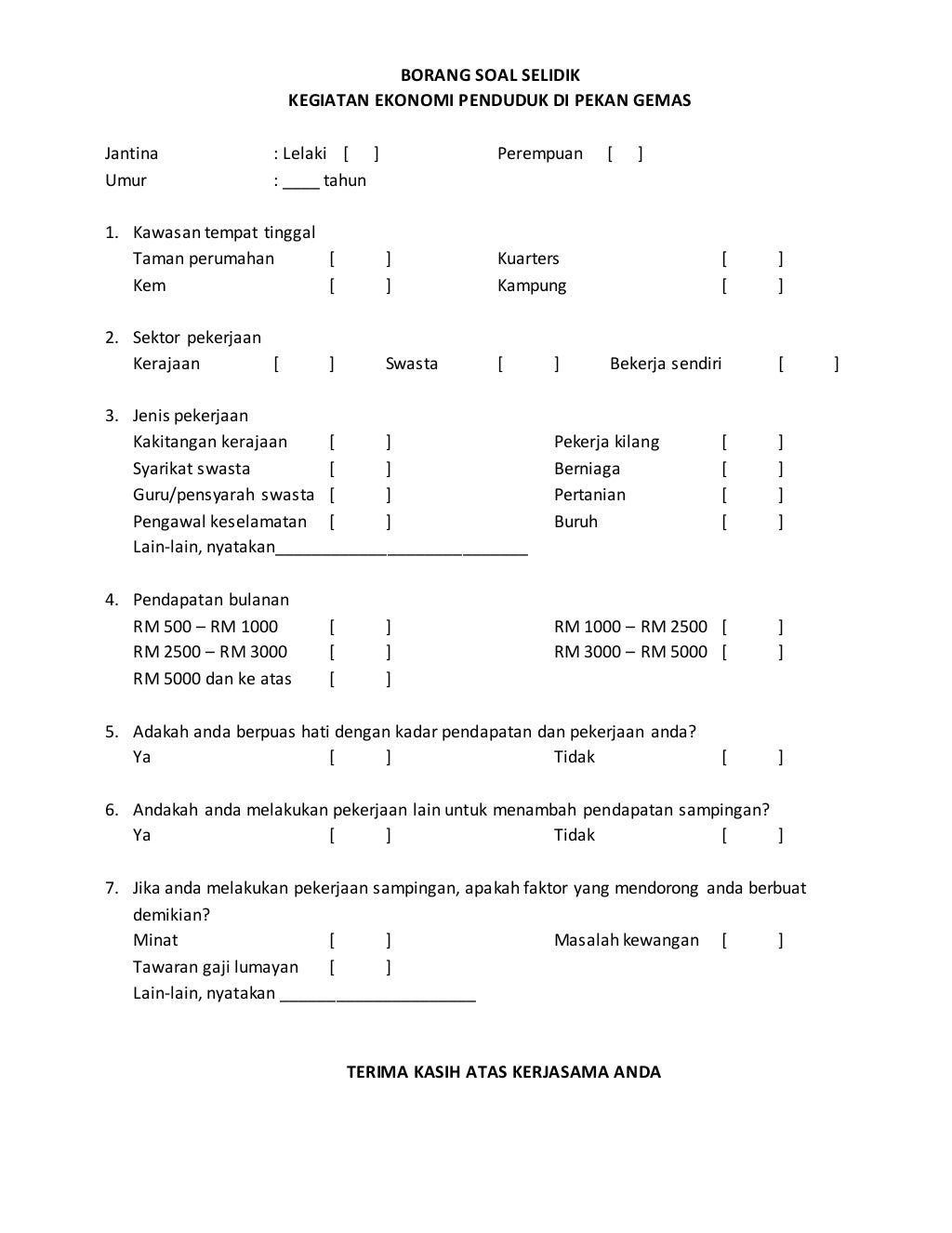Borang Soal Selidik Google Form Supaloe Images