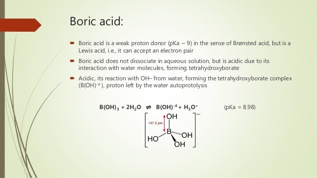 sodium borate pka