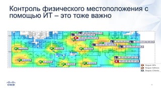 Контроль физического местоположения с
помощью ИТ – это тоже важно
 