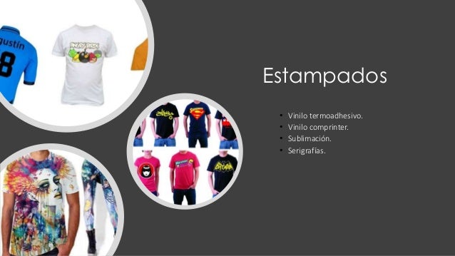 estampados de vinilo