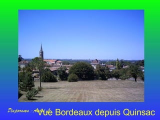 Vue Bordeaux depuis Quinsac 