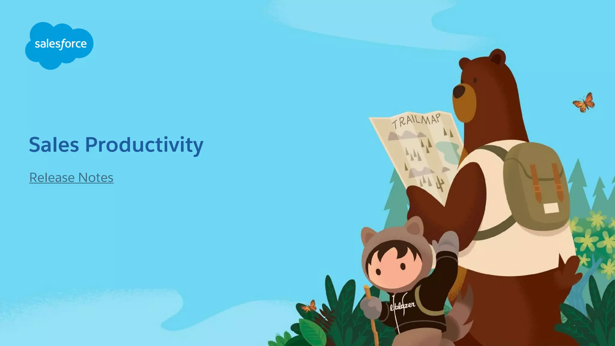 Sales Productivity
Release Notes
 