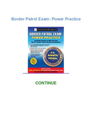 Border Patrol Entrance Exam Practice Questions – KRKRB