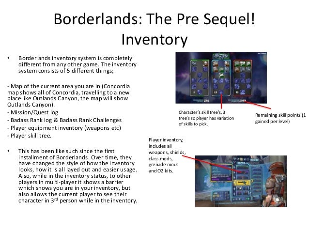 borderlands pre sequel class mods