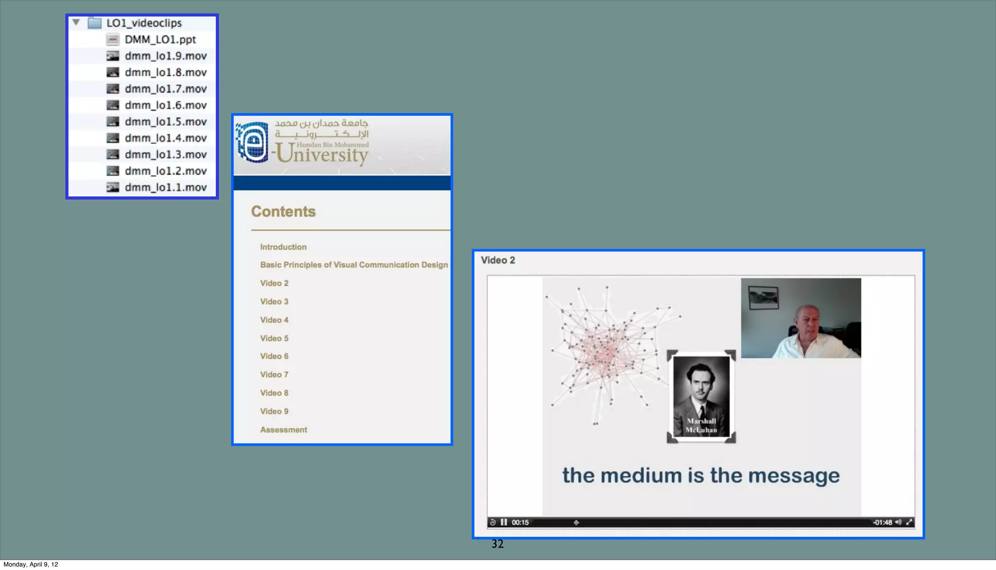 32
Monday, April 9, 12
 