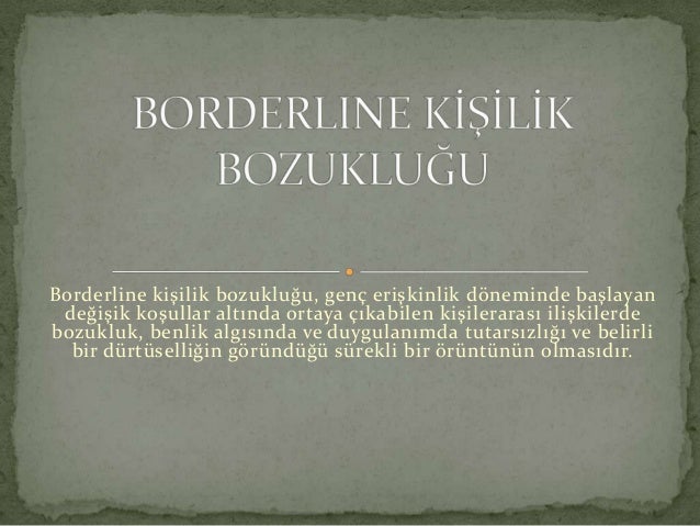 Kisilik Bozukluklari Ppt Indir