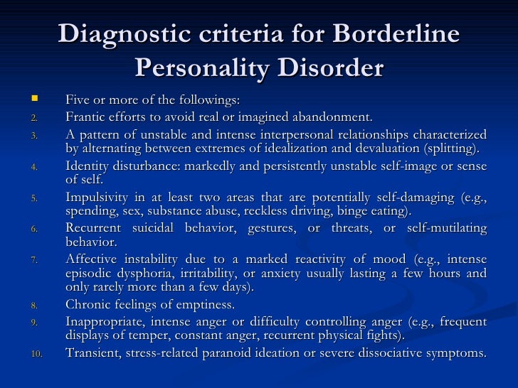 How to Recognize Borderline Personality Disorder · Sabino Recovery