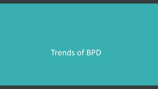 Trends of BPD
 
