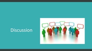 Discussion
 