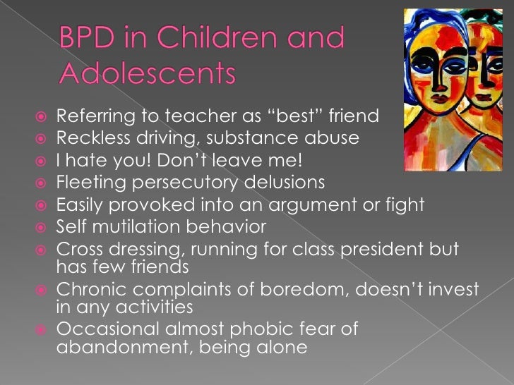 Borderline Personality Disorder In Adolescents Borderline Personality Disorder In Adolescents