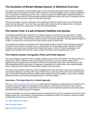 Border Security or Humanitarian Crisis_ Unveiling the Mass Casualty ...