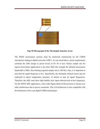 A Border security Using Wireless Integrated Network Sensors (WINS) | PDF