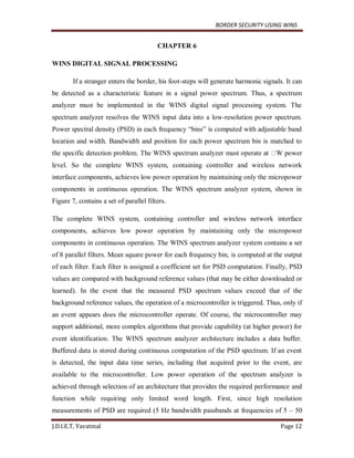 A Border security Using Wireless Integrated Network Sensors (WINS) | PDF