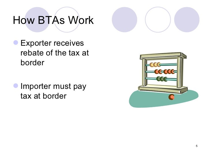 Border tax adjustments