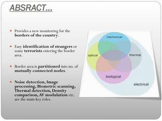A Border security Using Wireless Integrated Network Sensors (WINS) | PDF