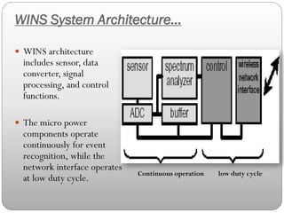 A Border security Using Wireless Integrated Network Sensors (WINS) | PDF