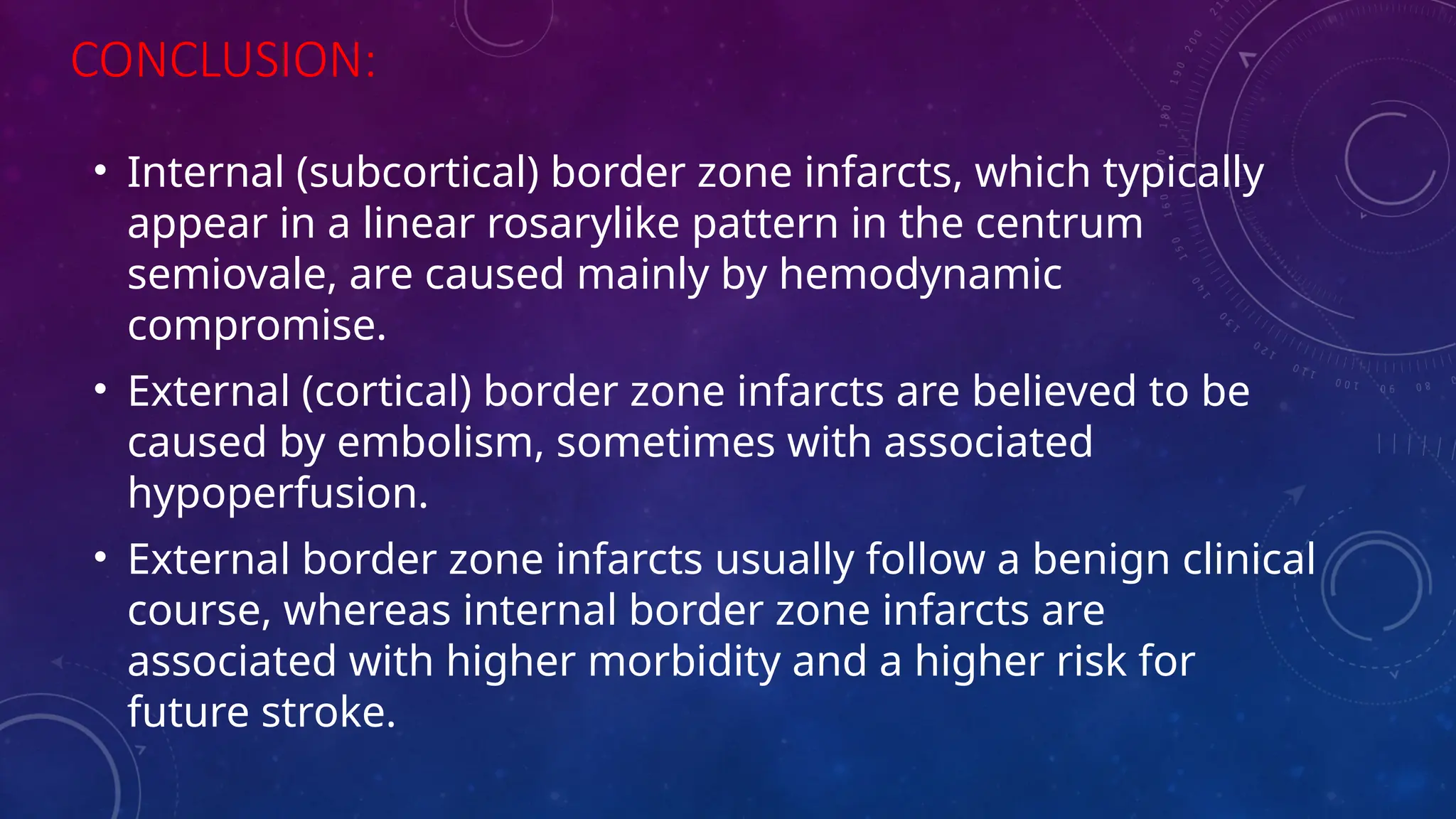 Border zone infarcts in cerebrum and cerebellum .pptx