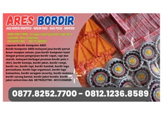 Ares Bordir Komputer Tangerang - 087782527700