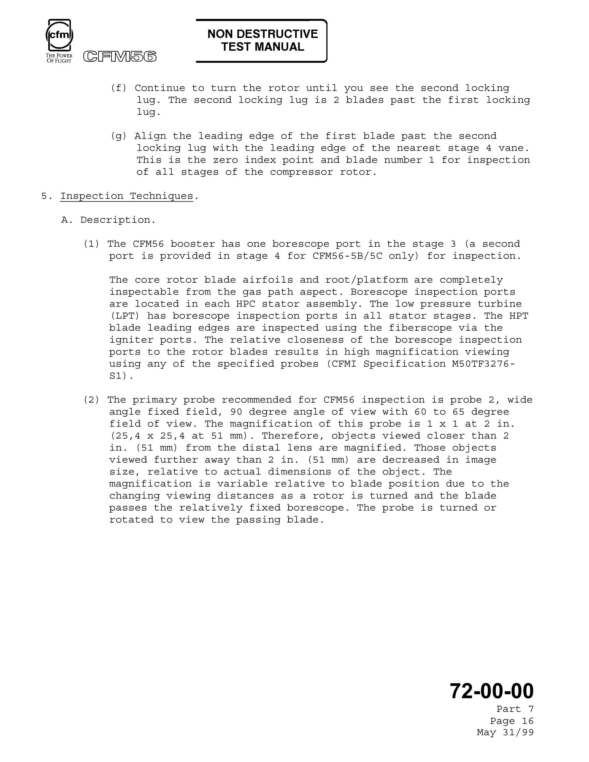 BORESCOPE INSPECTION for engins CFM56.pdf
