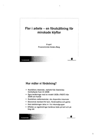 Anders Borgs underlag 2010-04-08