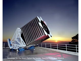 22Telescope for the Sloan Digital Sky Survey, Apache Point, New Mexico
 