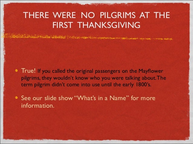 Thanksgiving Quiz That Reaches Beyond The Edges Of Myth And Is Borin