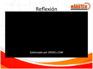 Reﬂexión	
  
 