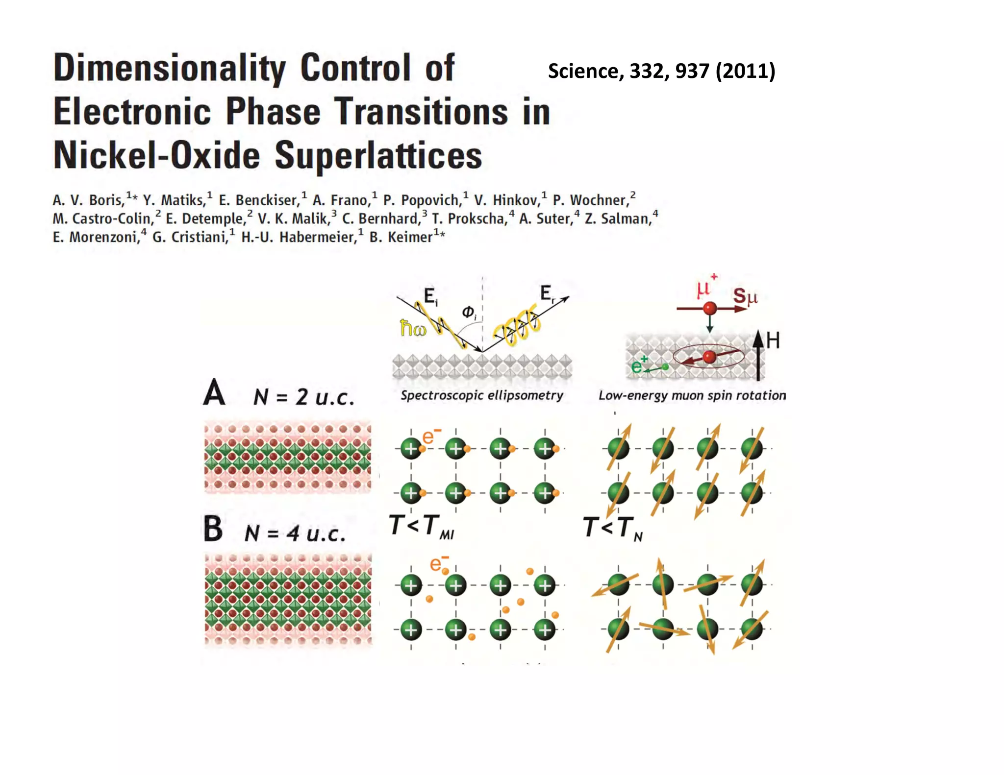 Science, 332, 937 (2011)
 
