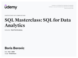 Boriss Berovic SQL Masterclass_SQL for Data Analytics Certificate.pdf