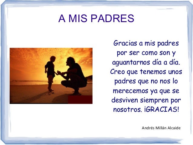Te agradezco