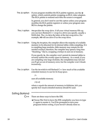 Borland c++ version_3.0_users_guide_1991 | PDF