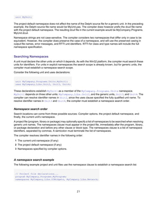 Borland Delphi - Delphi Programming Language Guide | PDF