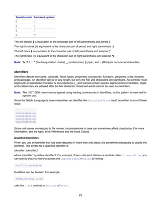 Borland Delphi - Delphi Programming Language Guide | PDF