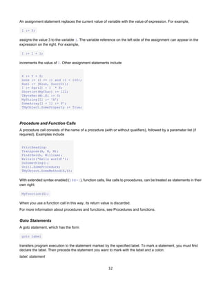 Borland Delphi - Delphi Programming Language Guide | PDF