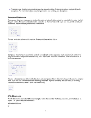 Borland Delphi - Delphi Programming Language Guide | PDF