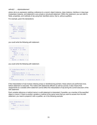 Borland Delphi - Delphi Programming Language Guide | PDF