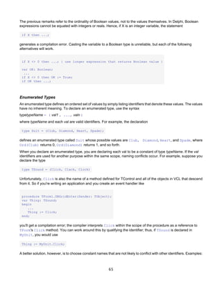Borland Delphi - Delphi Programming Language Guide | PDF