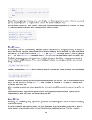 Borland Delphi - Delphi Programming Language Guide | PDF
