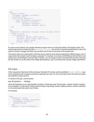 Borland Delphi - Delphi Programming Language Guide | PDF