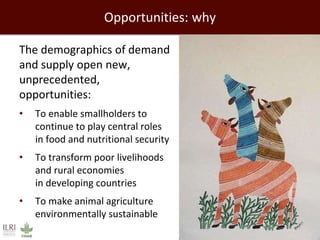 Towards successful, and sustainable, livestock futures worldwide