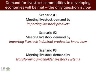 Towards successful, and sustainable, livestock futures worldwide