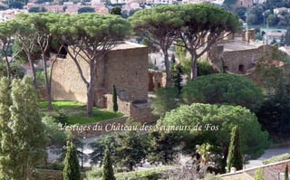 Vestiges du Château des Seigneurs de Fos

 