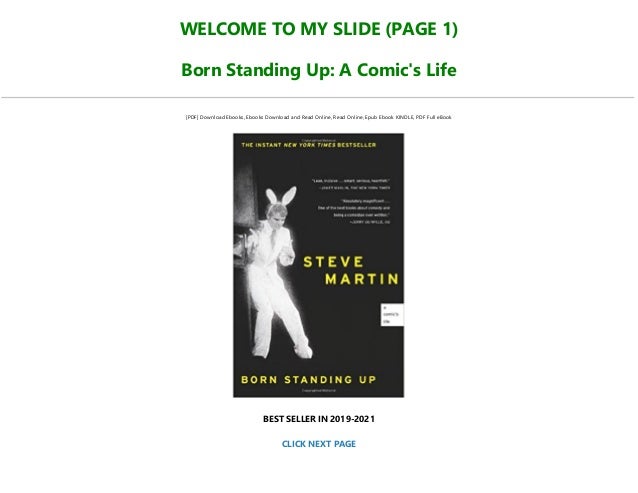 Read Book Born Standing Up A Comic S Life Full Pdf Online