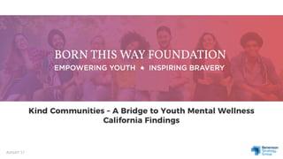 A Bridge To Mental Wellness In California 