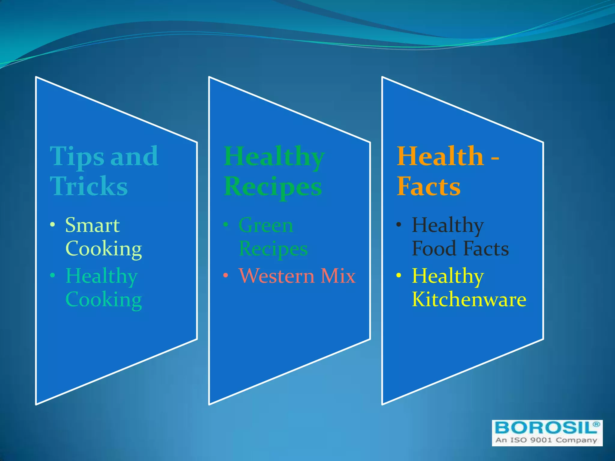 Borosil recipes tips ppt