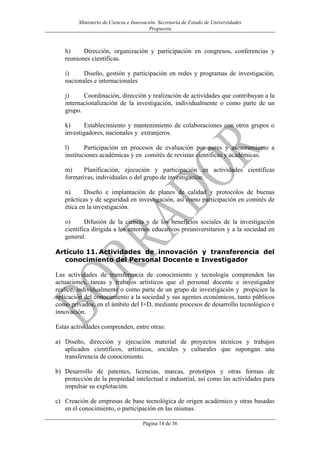 Borrador Estatuto Pdi2008