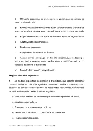 Borrador Decreto Nee