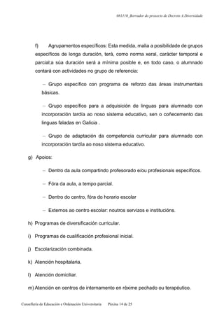 Borrador Decreto Nee