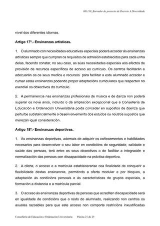 Borrador Decreto Nee